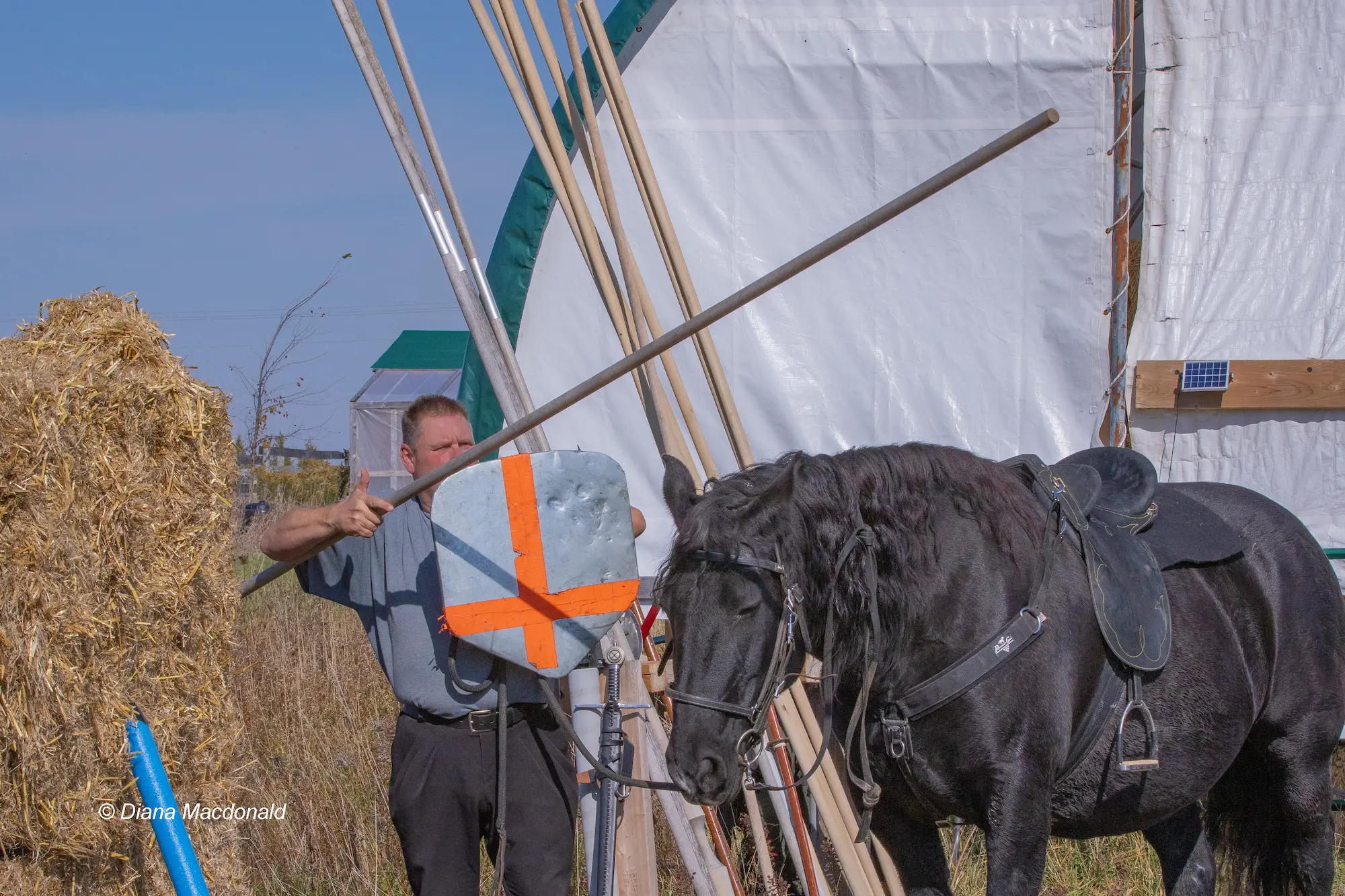 Learning lance control from the ground